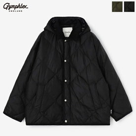 [WINTER SALE 30%OFF] Gymphlex ジムフレックス メンズ ナイロンタフタ キルト ダウンジャケット QUILT DOWN JACKET　GY-A0434 BRN