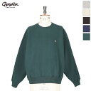 【SALE 20%OFF】Gymphlex ジムフレックス メンズ スウィングスリーブ クルーネックプルオーバー 無地 長袖 SWING SLEEVE CREW NECK P.O.　GY-C0292 TCF/再入荷