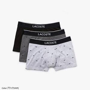 LACOSTE ���R�X�e �����Y �}���`���j�f�U�C��3�p�b�N�{�N�T�[�p���c 3���Z�b�g ���� ���� �A���_�[�E�G�A�@5H3411-10�@[�|�C���g10�{]