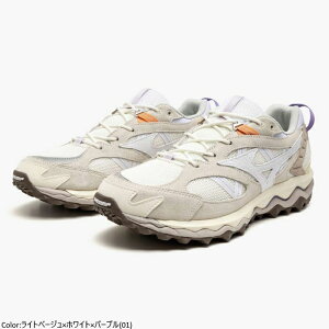 MIZUNO �~�Y�m ���j�Z�b�N�X WAVE MUJIN TL �X�j�[�J�[ �����j���O�V���[�Y �C �X�|�[�c �J�W���A�� �^�E�����[�X ���C�g�x�[�W��×�z���C�g×�p�[�v���@D1GA251301�@[�|�C���g10�{]