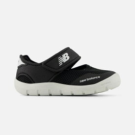 【SALE 30%OFF】New balance ニューバランス 208 Hook and Loop ブラック サマーシューズ ファーストシューズ 靴幅 W サンダル スニーカー 水陸両用 軽量 子供靴 スポーツ ベビー キッズ　I2084FQ