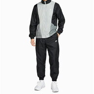 【OUTLET 50%OFF】NIKE ナイキ クラブ メンズ ウーヴン トラック スーツ ブラック/スモークグレー/ライト…