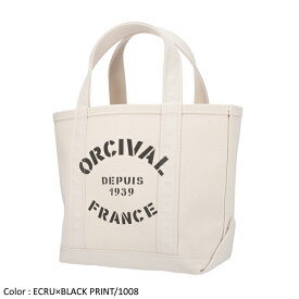 【2025SS新作】ORCIVAL オーシバル オーチバル ユニセックス プリント キャンバストートバッグ 小サイズ PRINT TOTE BAG SMALL　OR-H0361 KWC　[ポイント10倍]