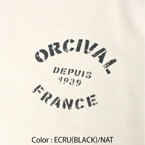 ORCIVAL �I�[�V�o�� �I�[�`�o�� ���f�B�[�X �R�b�g�����[�h �N���[�l�b�N ���S�v�����g �o�X�N�V���c �����J�b�g�\�[ PRINTED CREW NECK L/S P.O.�@B259P�@[�|�C���g10�{]