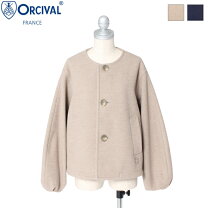 楽天市場】orcival ノーカラー ボアジャケットの通販