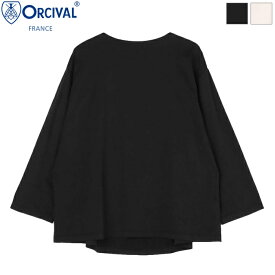 [WINTER SALE 40%OFF] ORCIVAL オーチバル オーシバル レディース コットン バックギャザー 長袖プルオーバーカットソー L/S GATHERED PULLOVER　OR-C0290 SUJ