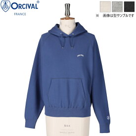 【2025SS新作】ORCIVAL オーシバル オーチバル レディース コットン裏毛 フードプルオーバー スウェットパーカー ソリッド 無地 HOODED PULLOVER　OR-C0431 MAZ　[ポイント10倍]