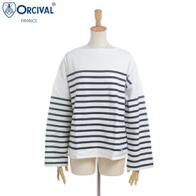 ORCIVAL オーチバル オーシバル レディース ボーダー ラッセルフレンチセーラードロップショルダーTシャツ 長袖Tシャツ ロンT HARLEQUIN　6819-H　[ポイント10倍]