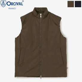 [WINTER SALE 30%OFF] ORCIVAL オーチバル オーシバル メンズ ポリエステル スタンドカラーダウンベスト DOWN STAND COLLAR VEST　OR-A0412 SRL