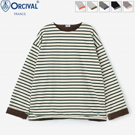 [WINTER SALE 40%OFF] ORCIVAL オーチバル オーシバル メンズ 裏フリース クルーネックプルオーバー 長袖 CREW NECK L/S WIDE PULLOVER　OR-C0275 BDJ