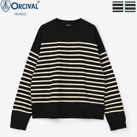 ORCIVAL オーチバル オーシバル メンズ コットン ボートネック パネルボーダー 長袖プルオーバー 長袖Tシャツ　BOAT NECK L/S RIB PULLOVER　OR-C0283 PNB　[ポイント10倍]