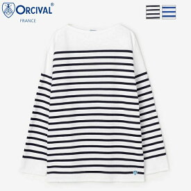 ORCIVAL オーチバル オーシバル メンズ ボーダー オーバーサイズ ラッセルフレンチセーラーTシャツ 長袖　6130　[ポイント10倍]