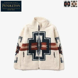 PENDLETON ペンドルトン ユニセックス ボアスタンドブルゾン フリースジャケット オリジナルパターン柄 Boa Stand Blouson　3475-3014　[ポイント10倍]