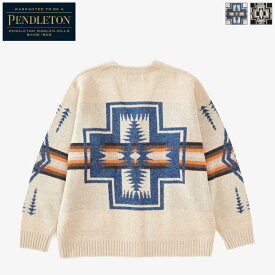 PENDLETON ペンドルトン ユニセックス Vネック カーディガン ニット HARDINGモチーフ Vneck Cardigan　3575-4007　[ポイント10倍]