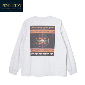 PENDLETON �y���h���g�� ���j�Z�b�N�X �o�b�N�v�����g�ELS �e�B �����O�X���[�uT�V���c BIRCH (BIG MEDICINE RECOLOR) ���� ����T �g�b�v�X �J�W���A�� �A�E�g�h�A �f�C���[���[�X�@5475-1016 19�@���{���K