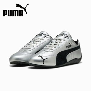 y2025FWVzPUMA v[} jZbNX Xs[hLbg ^bN Xj[J[ hCrOV[Y [Jbg C JWA X|[c fC[[X SPEEDCAT METALLIC PUMA Silver-PUMA Black@40