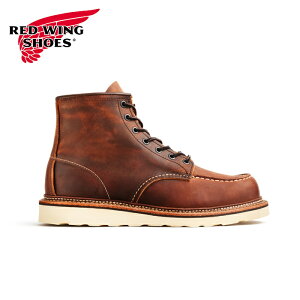 RED WING ���b�h�E�B���O 6�C���` �N���V�b�N���b�N �J�b�p�[ ���t���^�t D���C�Y ���[�X�A�b�v ���[�N�u�[�c �{�v �C �����Y 6-inch Classic Moc�@Style No.1907�@[�|�C���g5�{]