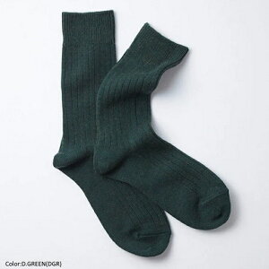 �ySALE 10%OFF�zROTOTO ���g�g ���j�Z�b�N�X �R�b�g���E�[�����u�N���[�\�b�N�X �C�� COTTON WOOL RIBBED CREW SOCKS�@R1327�@2025FW�ē���