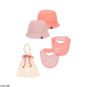 THE NORTH FACE UEm[XEtFCX xr[ nbgruZbg o[Vu Xq 悾ꂩ X^C В 񂰑 3_Zbg oYj Baby Hat & Bib Set@NNB02211@{K㗝Xi@[|C