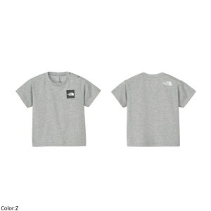 【SALE 20%OFF】THE NORTH FACE ザ・ノース・フェイス ベビー ショートスリーブスモールスクエアロゴティー 半袖Tシャツ トップス アウトドア デイリーユース B S/S Small Square Logo Tee NTB32358 日本正