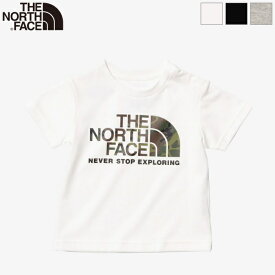 [2024ss再入荷] THE NORTH FACE ザ・ノースフェイス ベビー ショートスリーブカモロゴティー 半袖Tシャツ B S/S Camo Logo Tee　NTB32359　日本正規代理店商品　[ポイント10倍]
