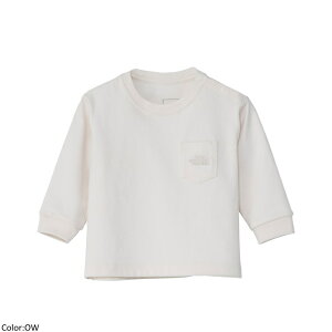 �y2025FW�V��zTHE NORTH FACE �U�E�m�[�X�E�t�F�C�X �x�r�[ �����O�X���[�u�|�P�b�g���S�e�B�[ ����T�V���c ����T �g�b�v�X �V���v�� �J�W���A�� �M�t�g �v���[���g �o�Y�j�� B L/S Pocket Logo Tee�@NTB