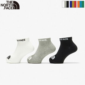 [2024ss再入荷] THE NORTH FACE ザ・ノースフェイス キッズ アンクル3P 薄手ソックス3足セット 3足組 靴下 K Ankle 3P　NNJ82310　日本正規代理店商品　[ポイント10倍]