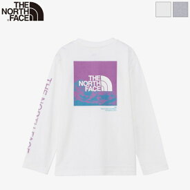 [2024ss新色/再入荷] THE NORTH FACE ザ・ノースフェイス キッズ ロングスリーブスリーブグラフィックティー 長袖Tシャツ ロンT トップス L/S Sleeve Graphic Tee　NTJ32334　日本正規代理店商品　[ポイント10倍]