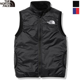 [WINTER SALE 20%OFF] THE NORTH FACE ザ・ノースフェイス キッズ リバーシブルコージーベスト 薄中わた入りフリースベスト Reversible Cozy Vest　NYJ82245　2022秋冬モデル　日本正規代理店商品