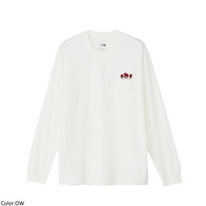 THE NORTH FACE �U�E�m�[�X�E�t�F�C�X ���j�Z�b�N�X �����O�X���[�u�t���b�V���h���C�t�����[���S�e�B�[ ����T�V���c ����T �g�b�v�X �J�W���A�� �f�C���[���[�X L/S FD Flower Logo Tee�@NT32535�@���{