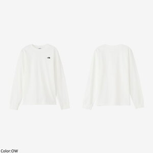 THE NORTH FACE UEm[XEtFCX fB[X OX[ukvVRbgeB[ TVc T gbvX L/S Nuptse Cotton Tee@NTW32443@{K㗝Xi@[|Cg10{]