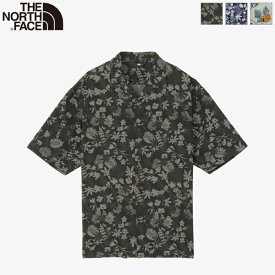 [2024ss新色] THE NORTH FACE ザ・ノースフェイス メンズ ショートスリーブアロハベントシャツ 総柄 半袖 トップス S/S Aloha Vent Shirt　NR22330　日本正規代理店商品　[ポイント10倍]