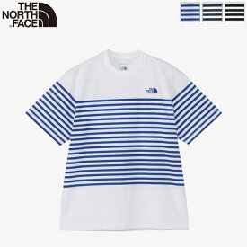 [2024ss新作] THE NORTH FACE ザ・ノースフェイス メンズ ショートスリーブパネルボーダーティー 半袖Tシャツ トップス S/S Panel Border Tee　NT32406　日本正規代理店商品　[ポイント10倍]