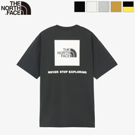 [2024ss新作] THE NORTH FACE ザ・ノースフェイス メンズ ショートスリーブバックスクエアーロゴティー 半袖Tシャツ トップス S/S Back Square Logo Tee　NT32447　日本正規代理店商品　[ポイント10倍]