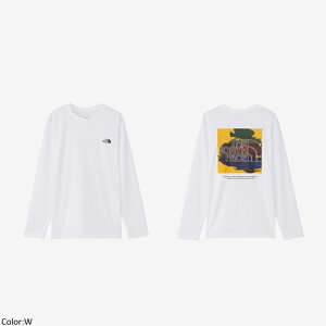 THE NORTH FACE �U�E�m�[�X�E�t�F�C�X �����Y �����O�X���[�u�f�W�^���{�b�N�X���S�e�B�[ �O���t�B�b�NT�V���c ���� ����T �g�b�v�X L/S Digital Box Logo Tee�@NT82488�@���{���K�㗝�X���i�@[�|�C���g10