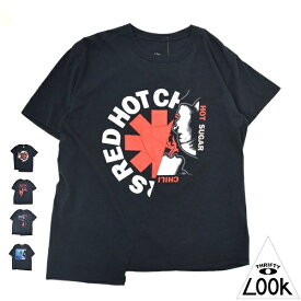 メンズ レディース THRIFTY LOOK スリフティールック リメイクTシャツ ロックT　RED HOT CHILI PEPPERS　MICHAEL JACKSON　NIRVANA NEVERMIND　TL21S01100