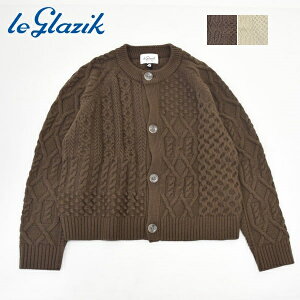 ���f�B�[�X�@LE GLAZIK �� �O���W�b�N�@�P�[�u���j�b�g �N���[�l�b�N�J�[�f�B�K�� �J�[�f�B�K���@LG-D0109NCB