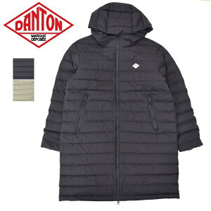 y2025N A/WzfB[X@DANTON@_g@NYLON TAFFETA MIDDLE DOWN HOODED COAT iC^t^ ~h _E t[fbh R[g DT-A0566NRP
