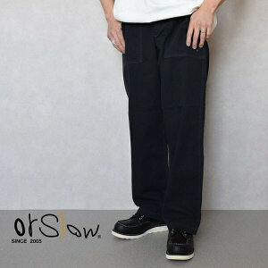 �����Y Orslow �I�A�X���E SUMMER FATIGUE PANTS BLACK�@�T�}�[ �t�@�e�B�[�O �p���c �u���b�N�@01-5103-61