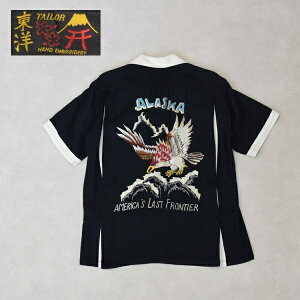 ���m�G���^�[�v���C�Y�@Lot No. TT39507 SUKA SHIRT �gALASKAN EAGLE�h �e�[���[���m TAILOR TOYO �X�J�V���c 50's �I�[�v���J���[ ���[�����{�[�����O�V���c