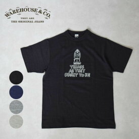メンズ　WAREHOUSE　ウエアハウス　半袖　クルーネック　Lot 4601 THINGS AS THEY OUGHT TO BE Yusuke Hanai×WAREHOUSE＆CO. 花井祐介　4601