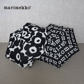 傘　marimekko マリメッコ　 Mini Manual Marilogo 折りたたみ傘　Unikko Mini Manual　ロゴ　ウニッコ　52209-2-48859　52229-2-48858