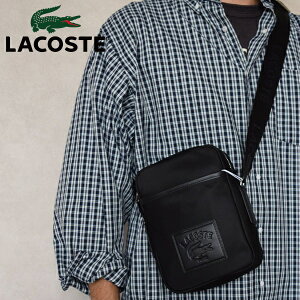 �����Y ���f�B�[�X�@LACOSTE�@���R�X�e�@�o�b�O�@�V�����_�[�o�b�O�@���R�X�e�N���V�b�N�X �@Lacoste Classics Vertical Satchel�@VERTICAL CAMERA BAG NH5073IX