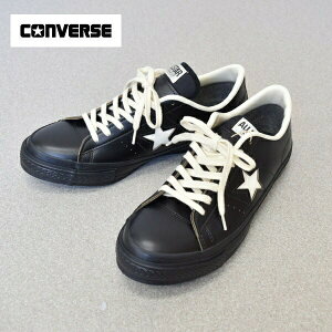 �����Y�@�X�j�[�J�[ Converse �R���o�[�X ONE STAR J�@���Y�����X�^�[�@MADE IN JAPAN�@�u���b�N�@BLACK�@33702070