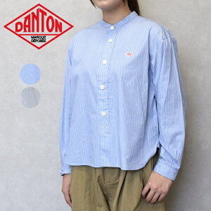 y2025N A/WzfB[X@ DANTON _g@BAND COLLAR SHIRT Rbg|v ohJ[Vc DT-B0341RPL