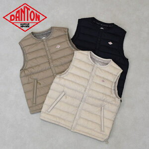 fB[X DANTON _g W CREWNECK INNER DOWN VEST N[lbNCi[_ExXg Ci[xXg _ExXg DT-A0002RRT