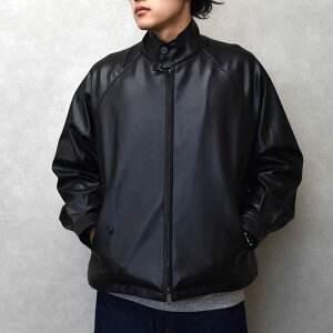 �����Y�@BARACUTA �o���N�[�^ G4 �{�b�N�X�W���P�b�g �t�F�C�N���U�[ FAKE LEATHER G4 BOX JACKET 25AWBRM015A