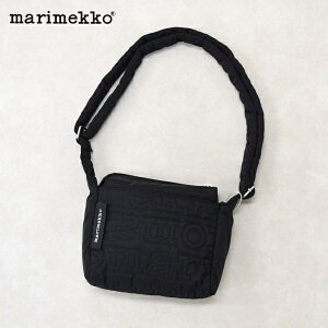 �y�������K�̔��X�zmarimekko�@�}�����b�R�@Joy Crossbody S Logo Shoulder bag�@ �N���X�{�f�B�o�b�O�@�V�����_�[�o�b�O�@BLACK�@52259-6-94913