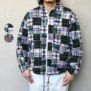 �����Y ARVOR MAREE �A���{�[�}���[ �p�[�J�[ MADRS Patchwock ZIP PARKA ZPK-MADRAS ZPK-MADRAS �p�b�`���[�N �W�b�v�A�b�v �p�[�J�[