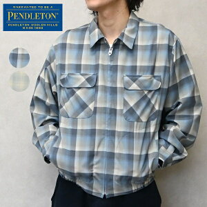 �y2026�N S/S�z�����Y PENDLETON �y���h���g���@�@�W�b�v�@�V���c�W���P�b�g�@6175-3005
